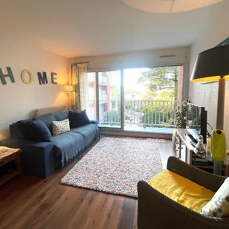 Centre - T2 Confortable Avec Balcon Et Parking Prive - Fr-1-420-156 * 阿卡雄